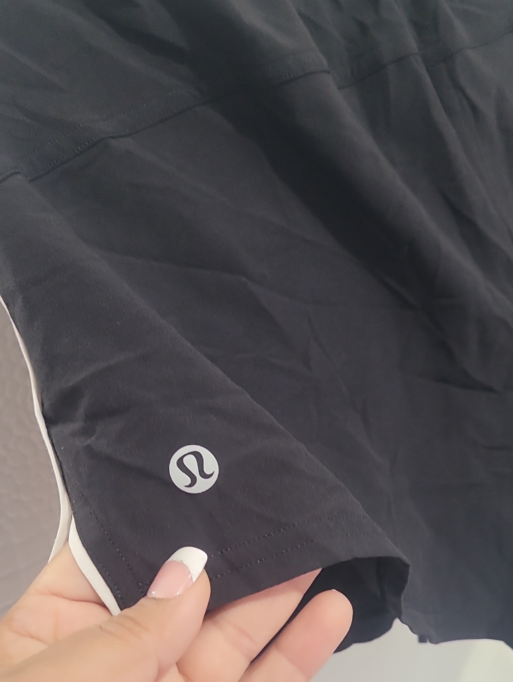 lululemonš athletica Navy Athletic Drawcord Shorts - Picture 5 of 6